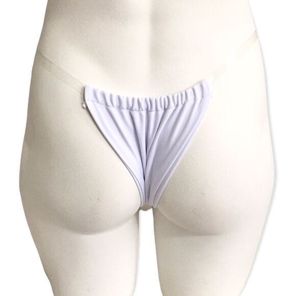 🆕No Tan Line White Brazilian Bikini - Picture 4 of 6
